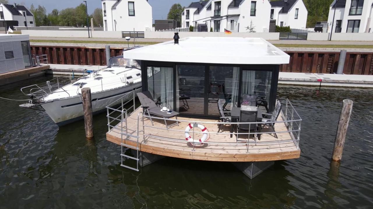 Hausboote Mitten Im Naturschutzgebiet Auf Usedom Villa Peenemunde Exterior foto