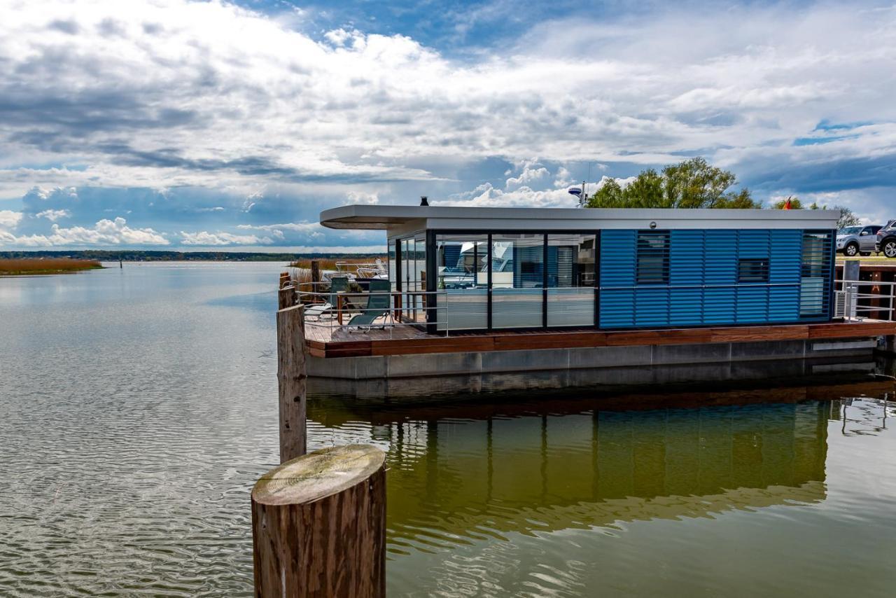 Hausboote Mitten Im Naturschutzgebiet Auf Usedom Villa Peenemunde Exterior foto